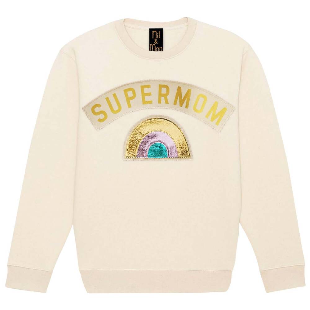 NIL+MON Sweatshirt "Supermom" Vierteljährliche Förderung