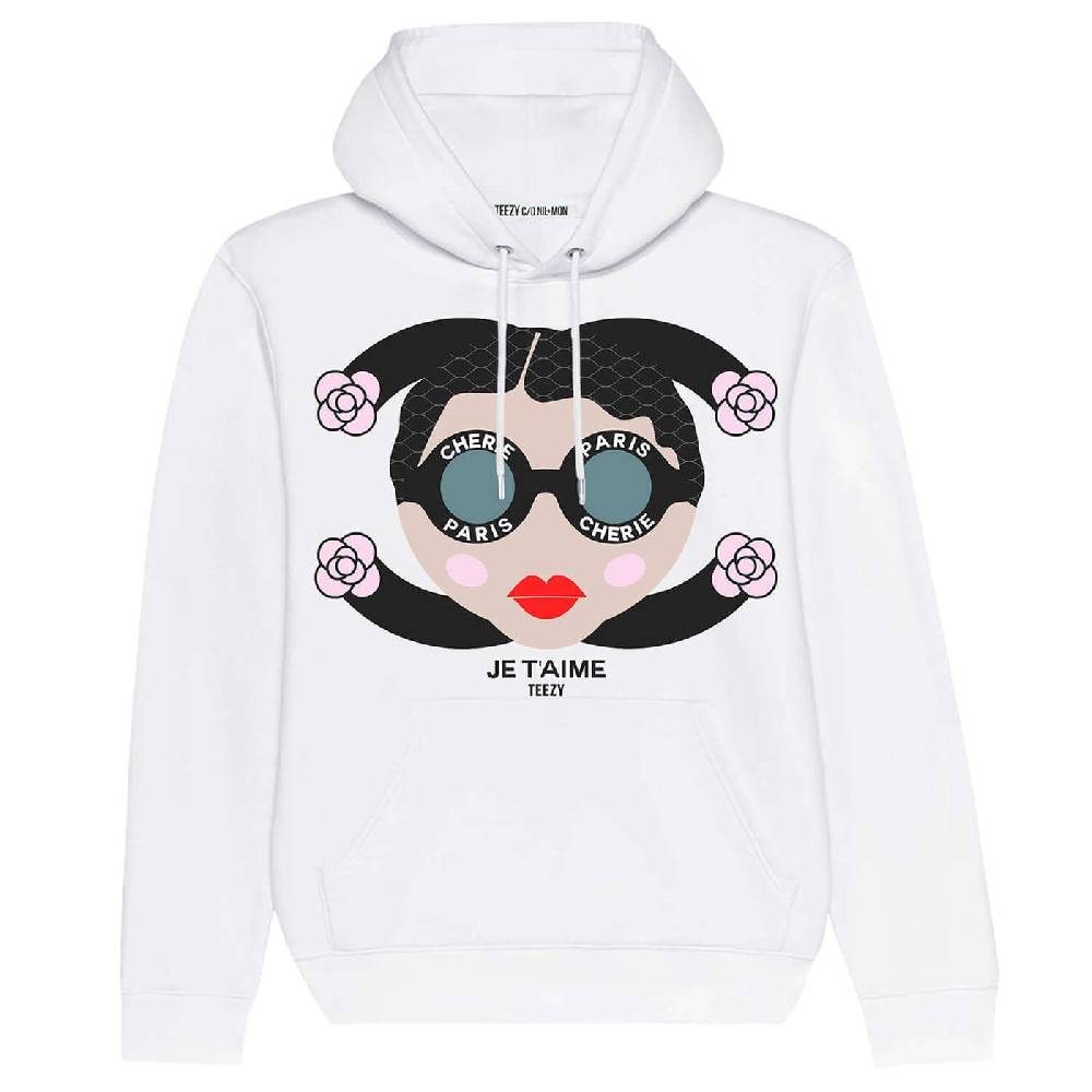 NIL+MON Hoodie "TZ Je t'aime" Kostenloser Versand