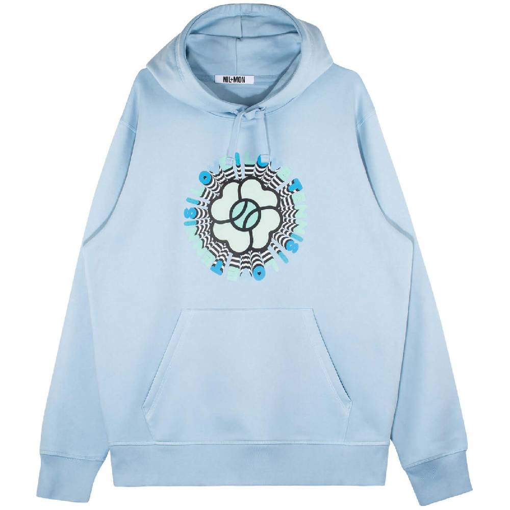 NIL+MON Hoodie "Circle Blue" Preisnachlass