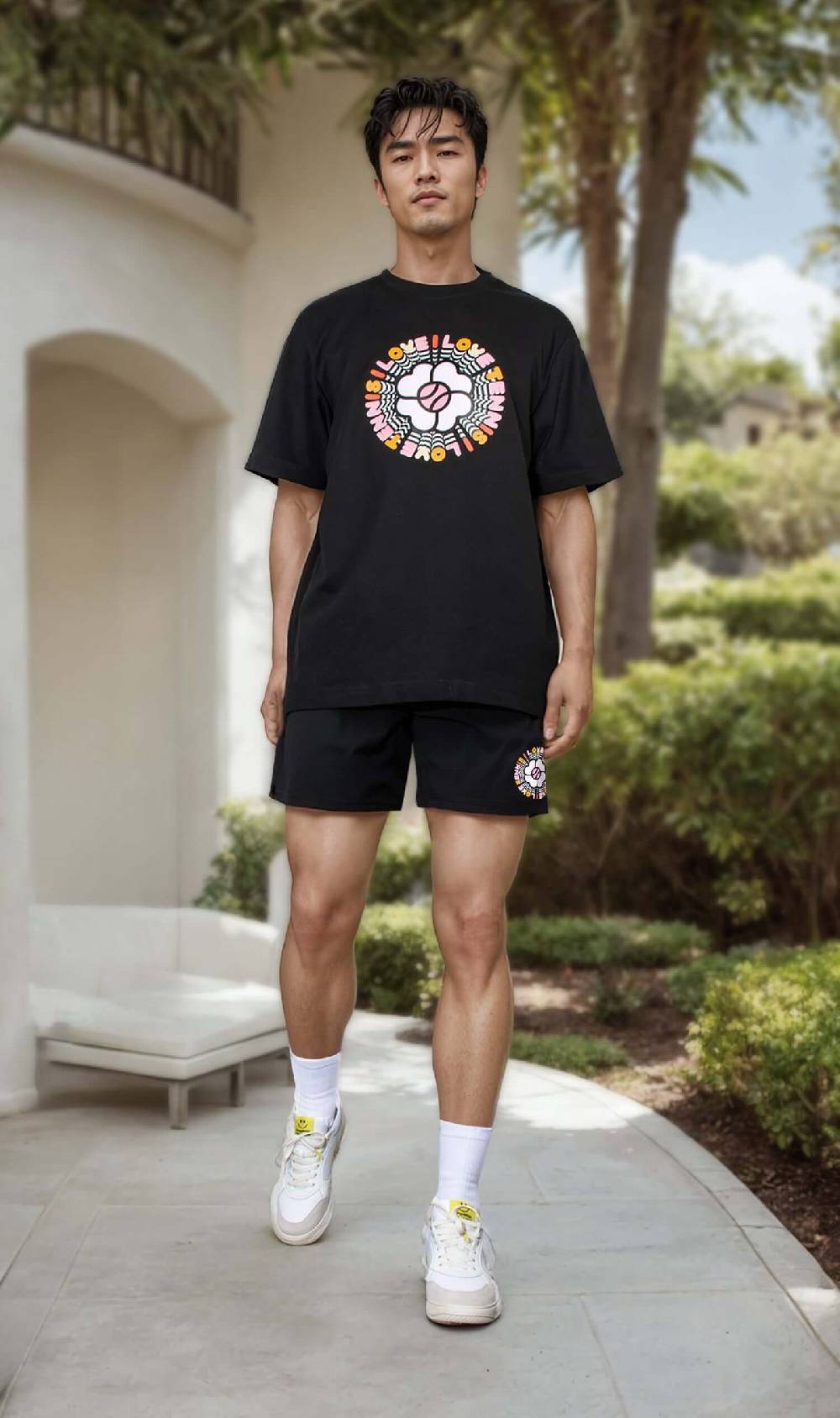 NIL+MON Shorts "Circle Rose" 50% Rabatt mit kostenlosem Versand