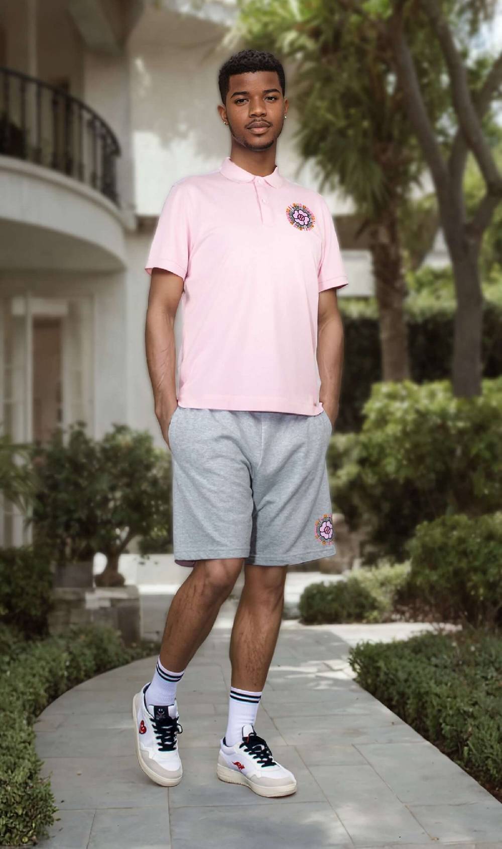 NIL+MON Shorts "Circle Rose" Clearance-Verkauf