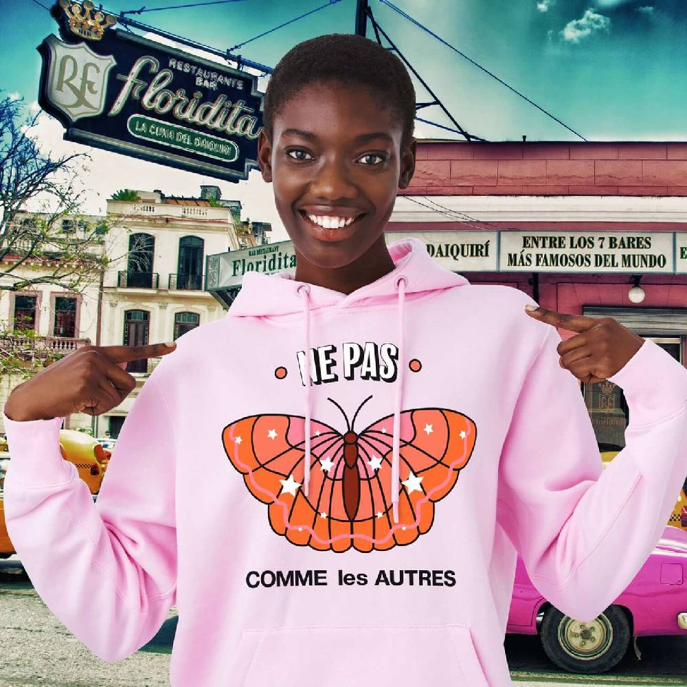 NIL+MON Hoodie "TZ Ne Pas Red" 2025
