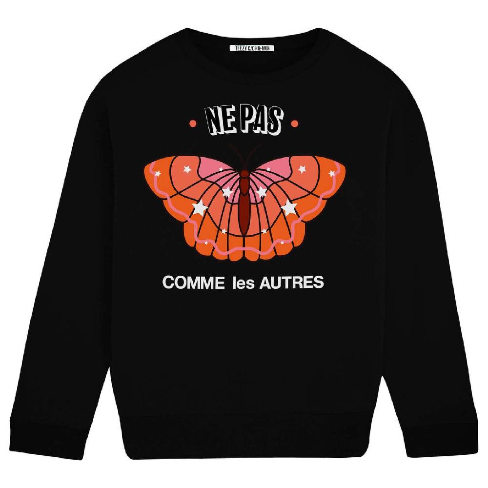 NIL+MON Sweatshirt "TZ Ne Pas Red" Online