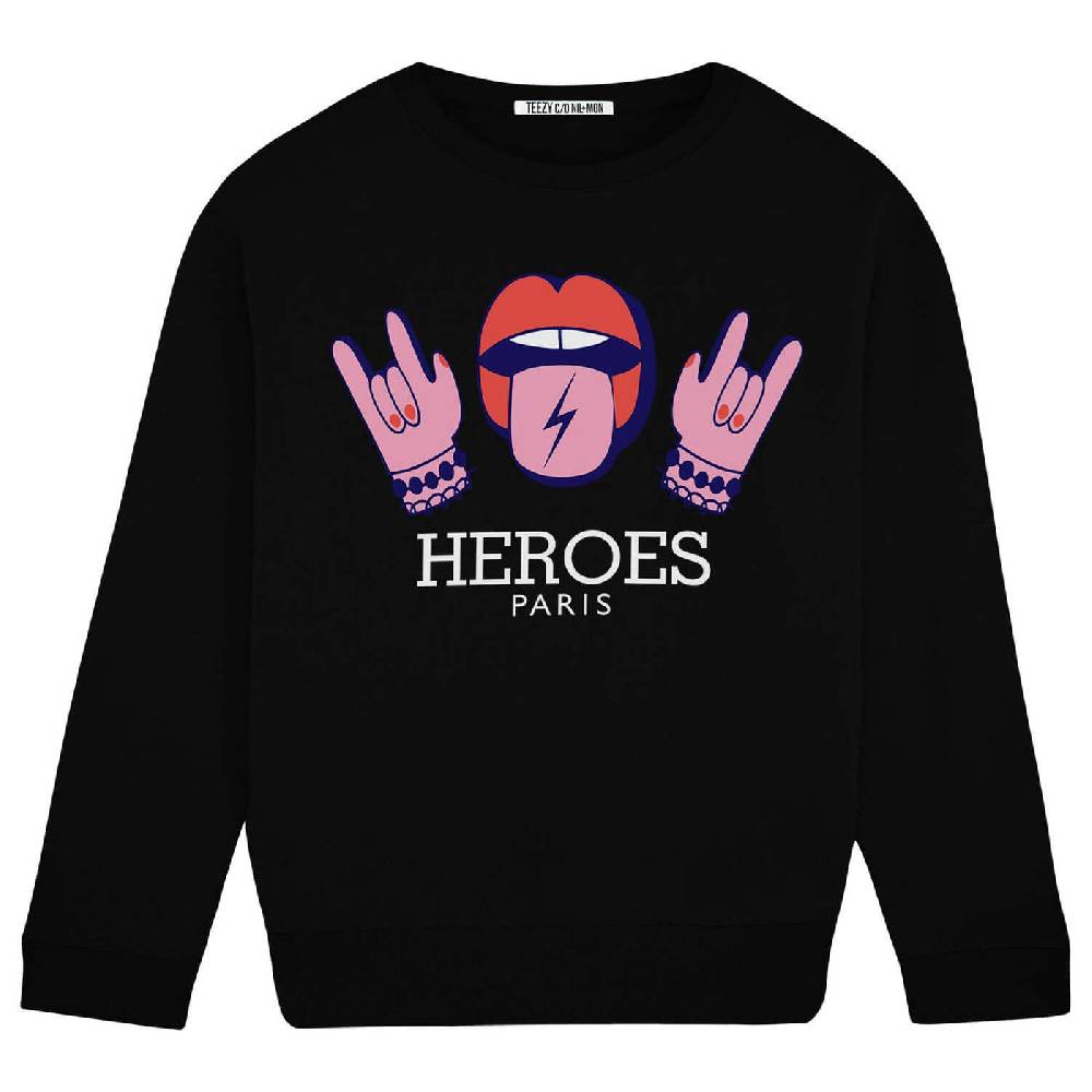 NIL+MON Sweatshirt "TZ Heroes Lips" Outlet