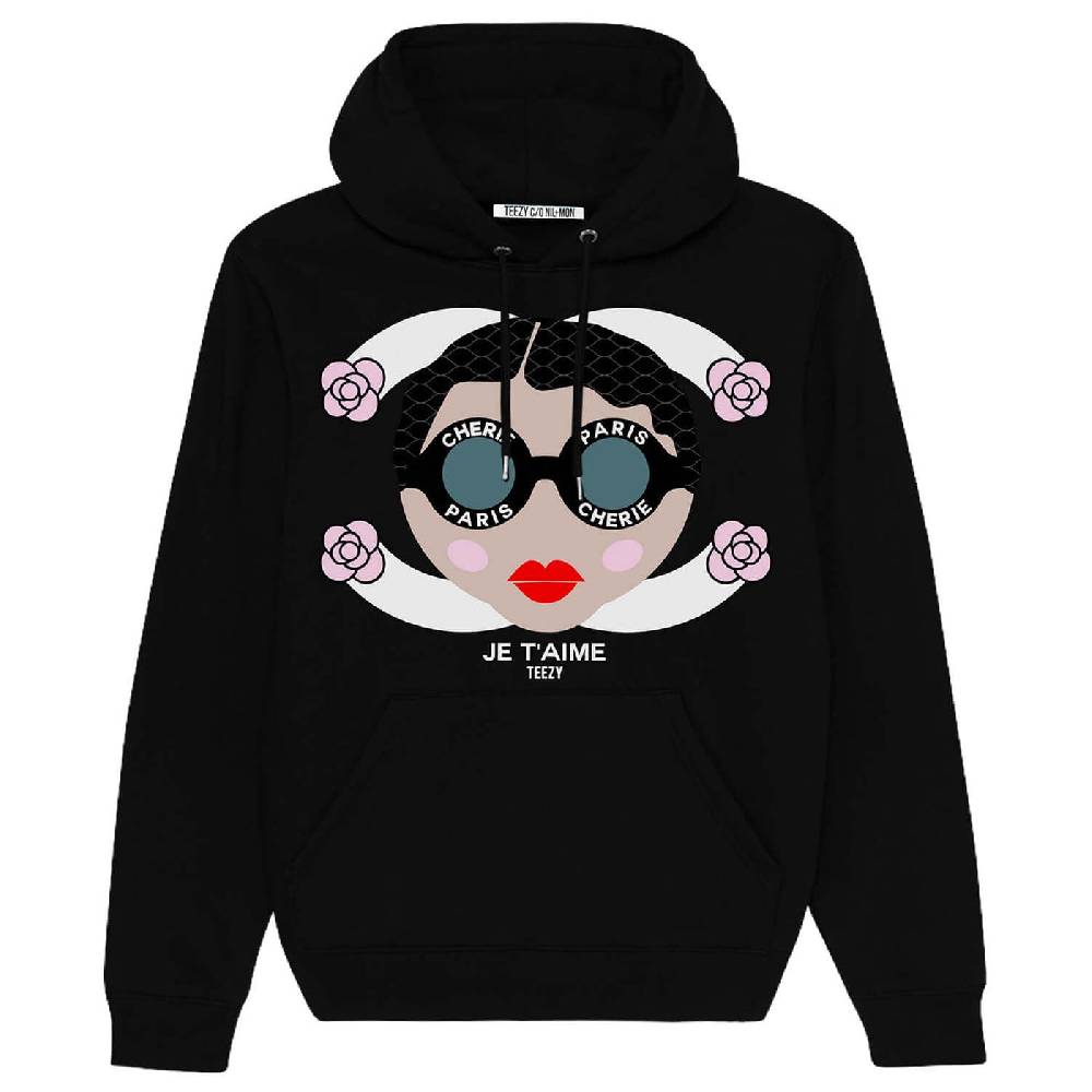 NIL+MON Hoodie "TZ Je t'aime" Günstiger Verkauf
