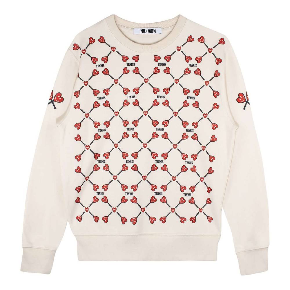 NIL+MON Sweatshirt "Racket" Fabrikverkauf