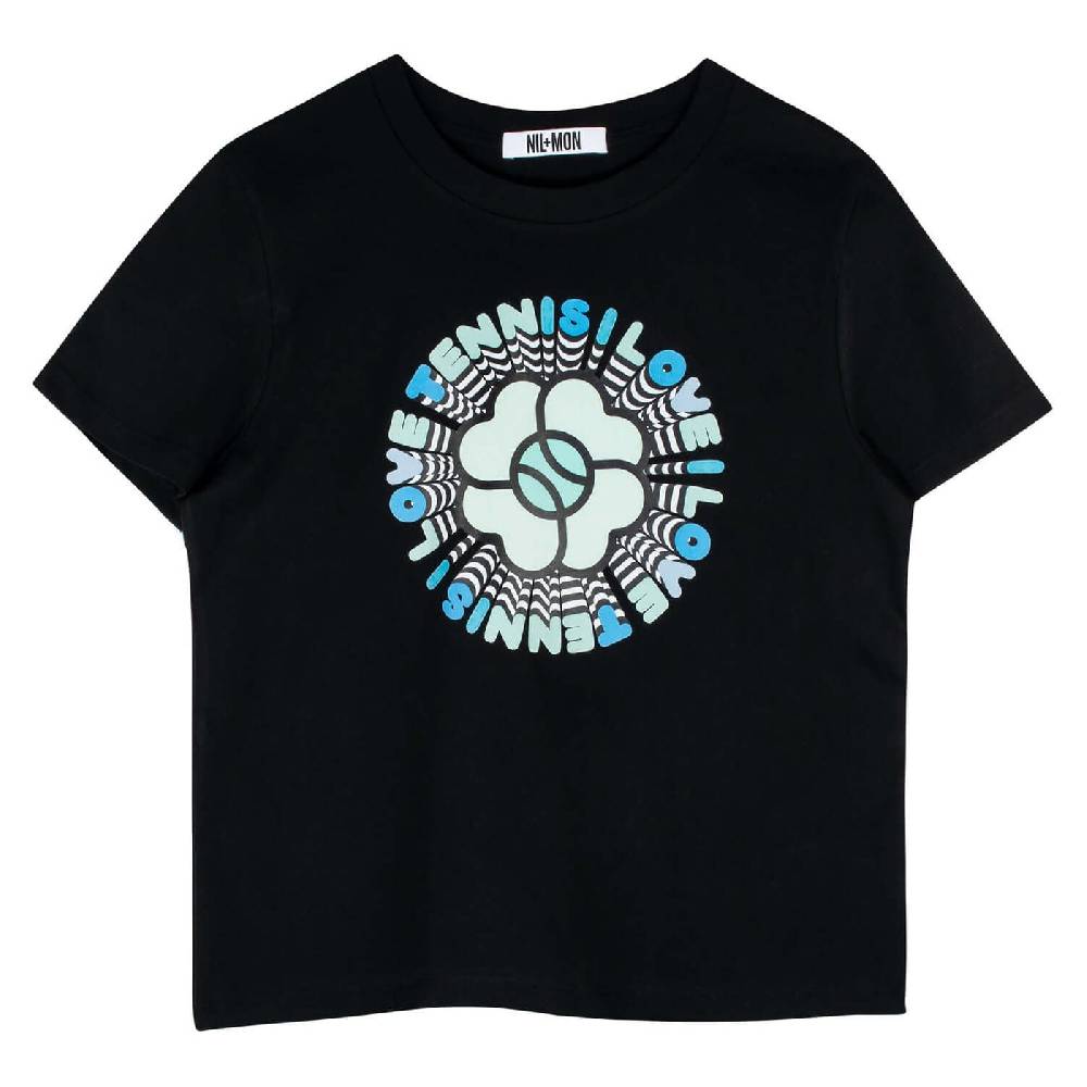 NIL+MON T-Shirt "Circle Blue" Fabrikpreis