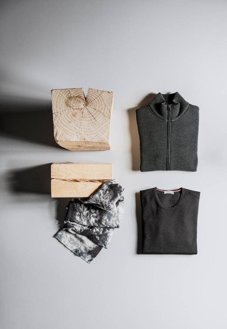 Phil Petter Doppelperlfang-Zippjacke aus Merinowolle Clearance-Verkauf