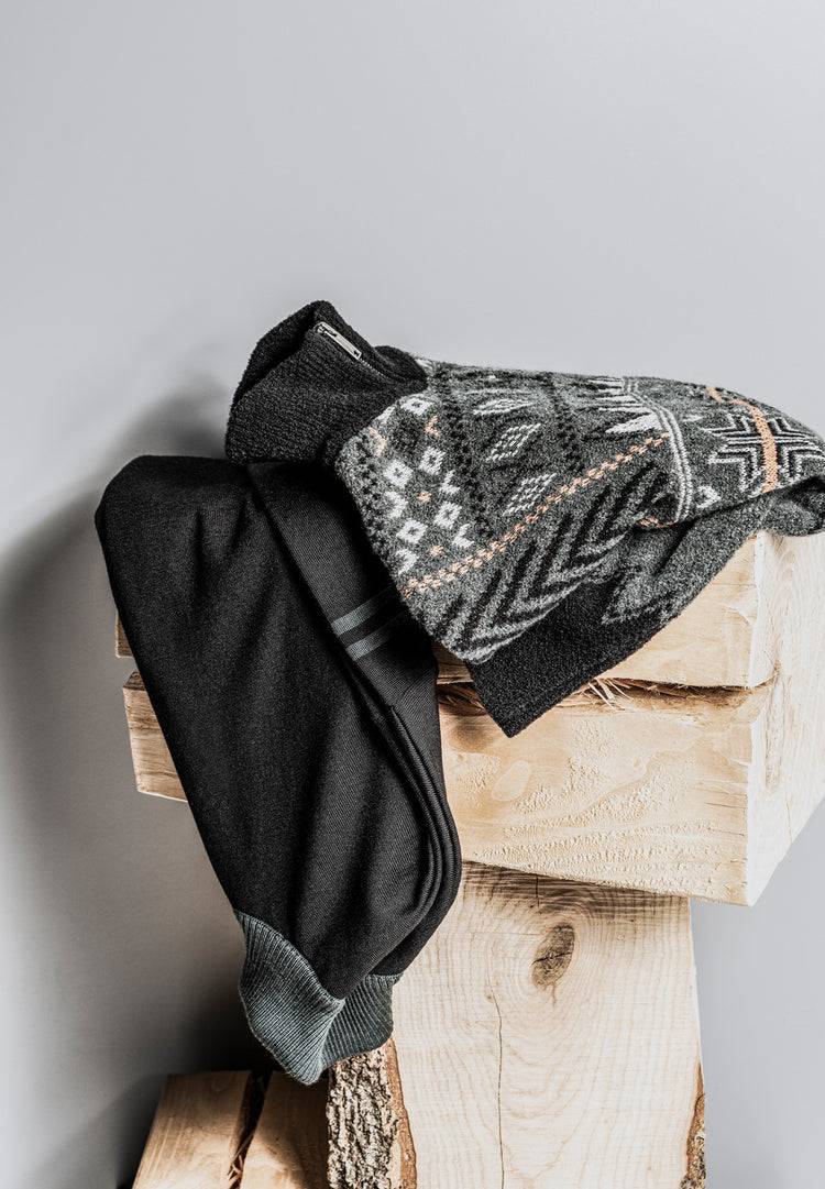 Phil Petter Rundhals-Pullover aus Merinowolle, P73 Logo Günstig kaufen