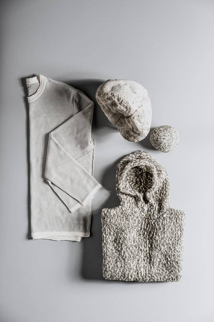 Phil Petter Rundhals-Pullover aus Merinowolle & Baumwolle, Relaxed Fit Flash Sale