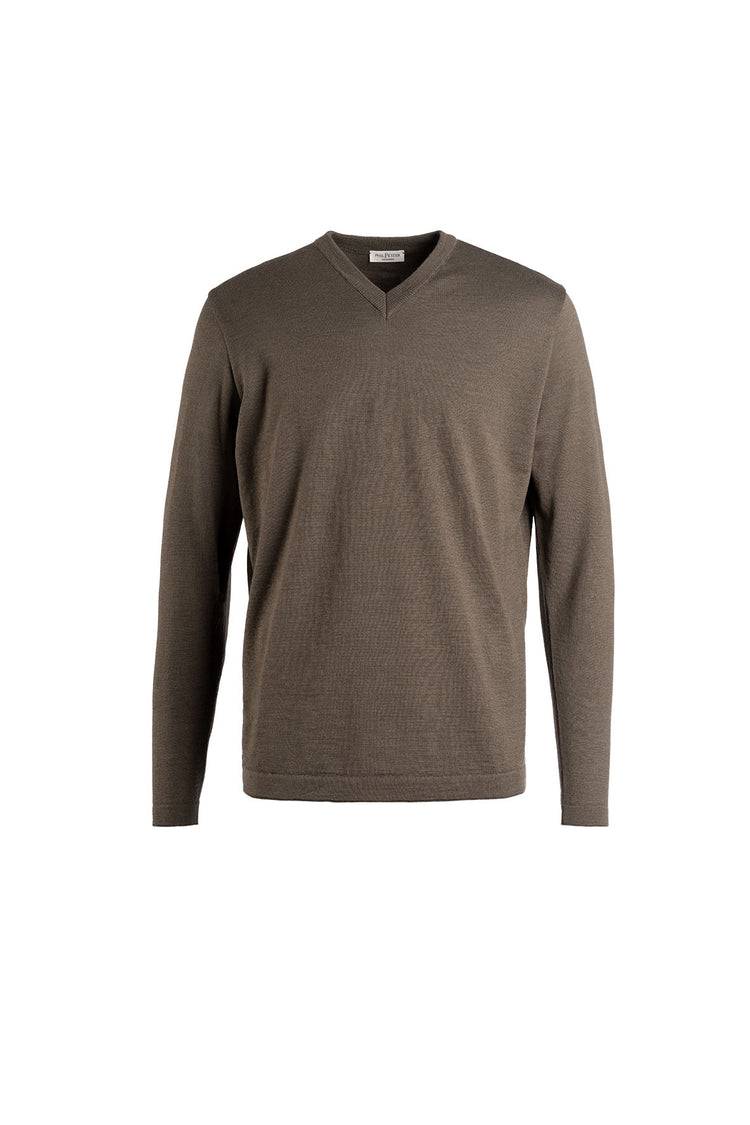 Phil Petter V-Pullover aus Merino-Seide Exklusivangebot