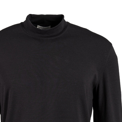 Phil Petter Stehkragen-Pullover aus Premium Jersey, langarm Saisonschlussverkauf