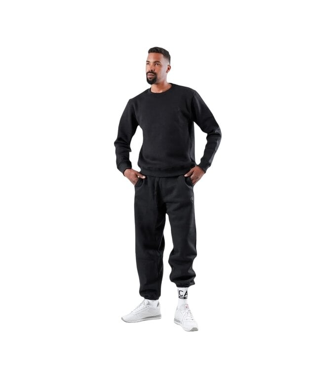 Picaldi HUSTLE Jogginghose Schwarz | Loose & Relaxed Fit Kostenloser Versand international