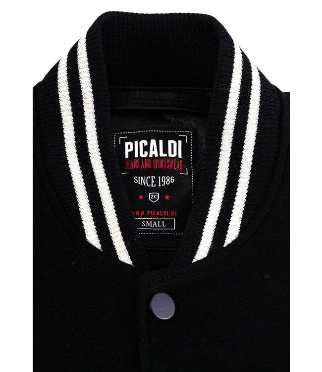 Picaldi Sweatjacket College Jacke TIGER Black Auslauf