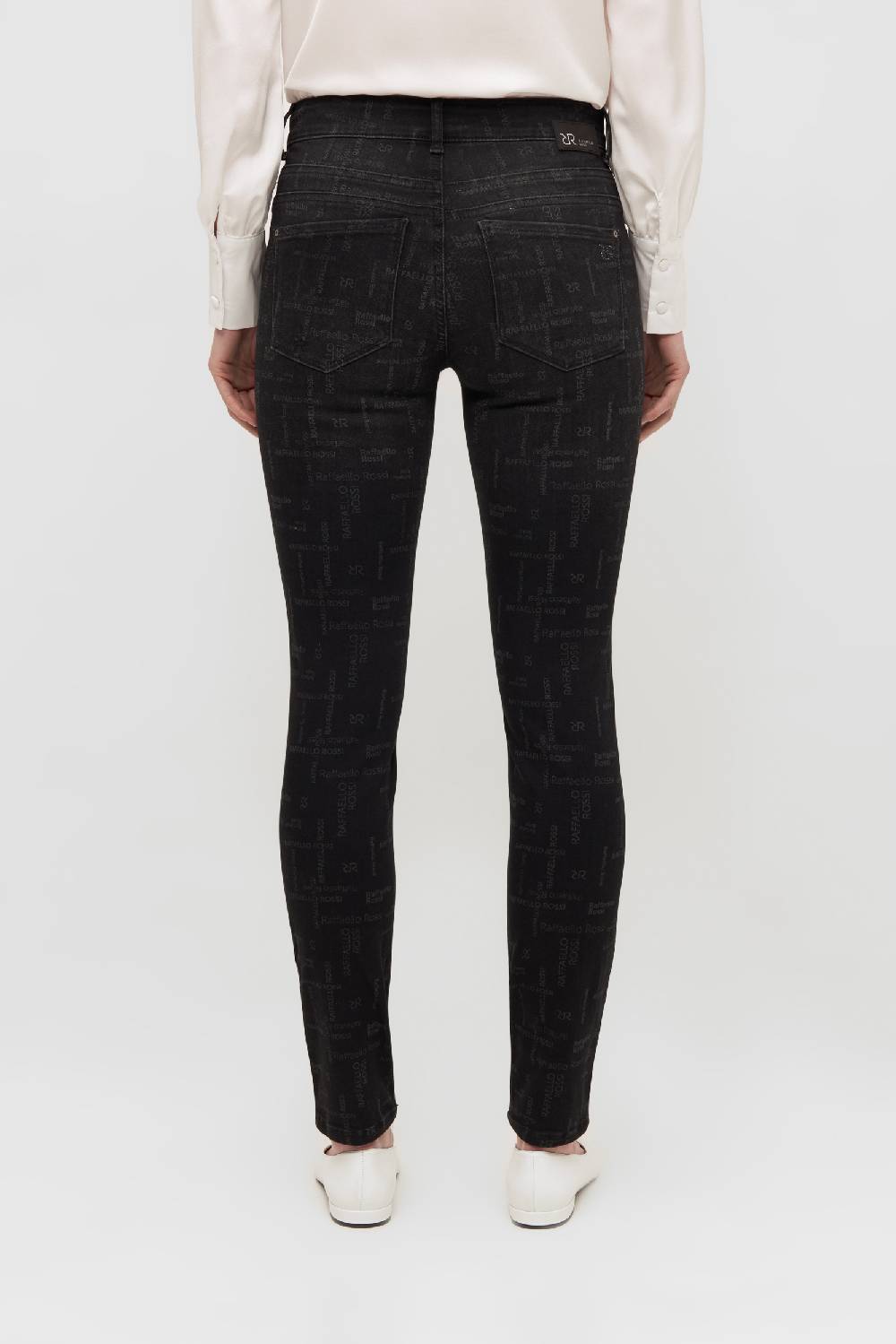 ﻿Raffaello Rossi 5-Pocket Skinny lang Mid Waist gemustert: AMAL L Vatertagsangebot