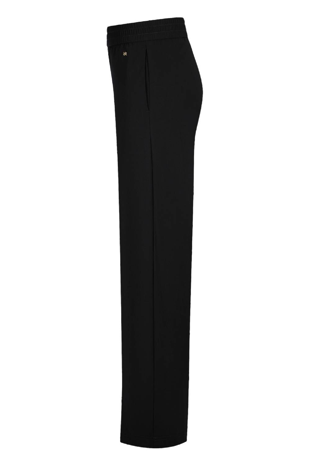 Raffaello Rossi Marlenehose Wide Leg lang Mid Waist schwarz: COSMEA Heißer Verkauf