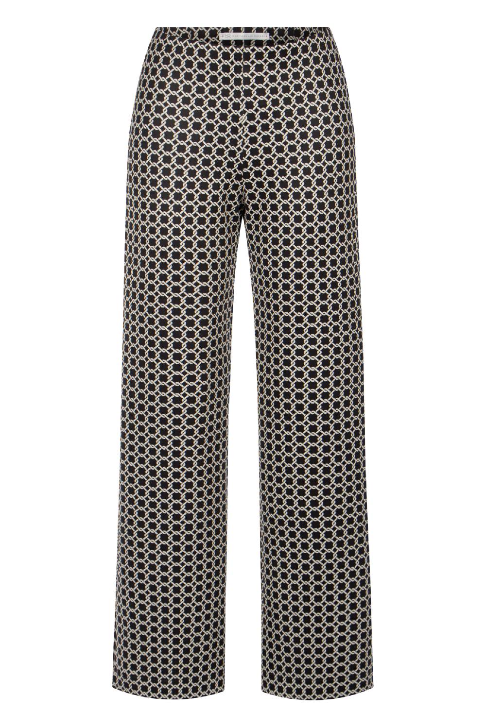 Raffaello Rossi Marlenehose Wide Leg lang Mid Waist gemustert: ELAINE Bestseller