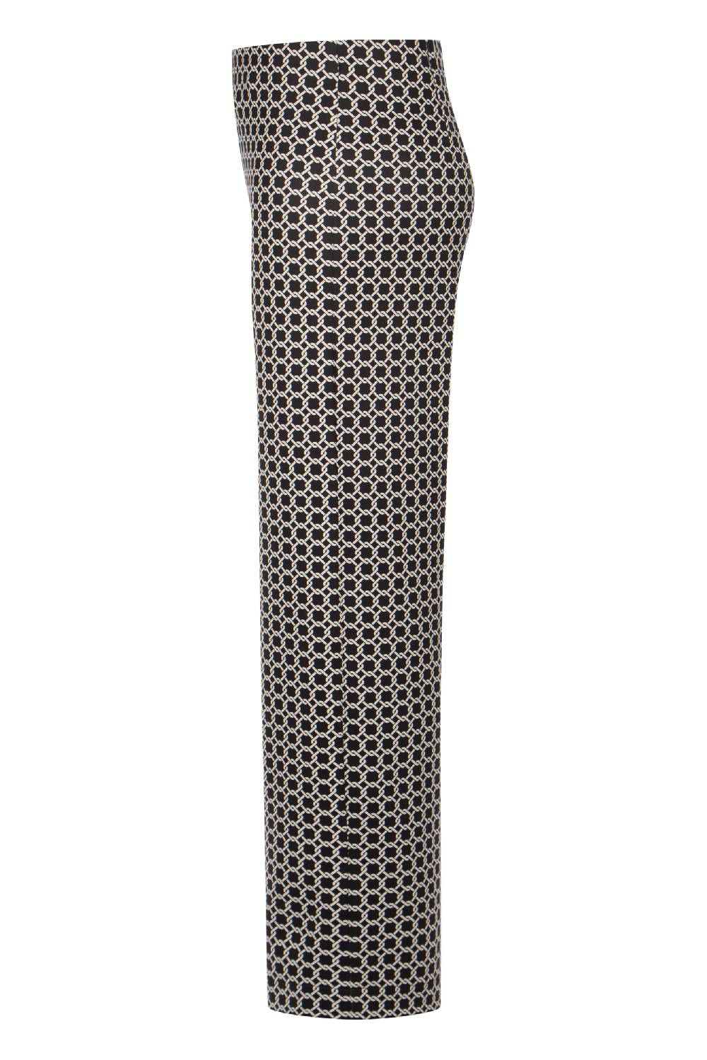 Raffaello Rossi Marlenehose Wide Leg lang Mid Waist gemustert: ELAINE Bestseller