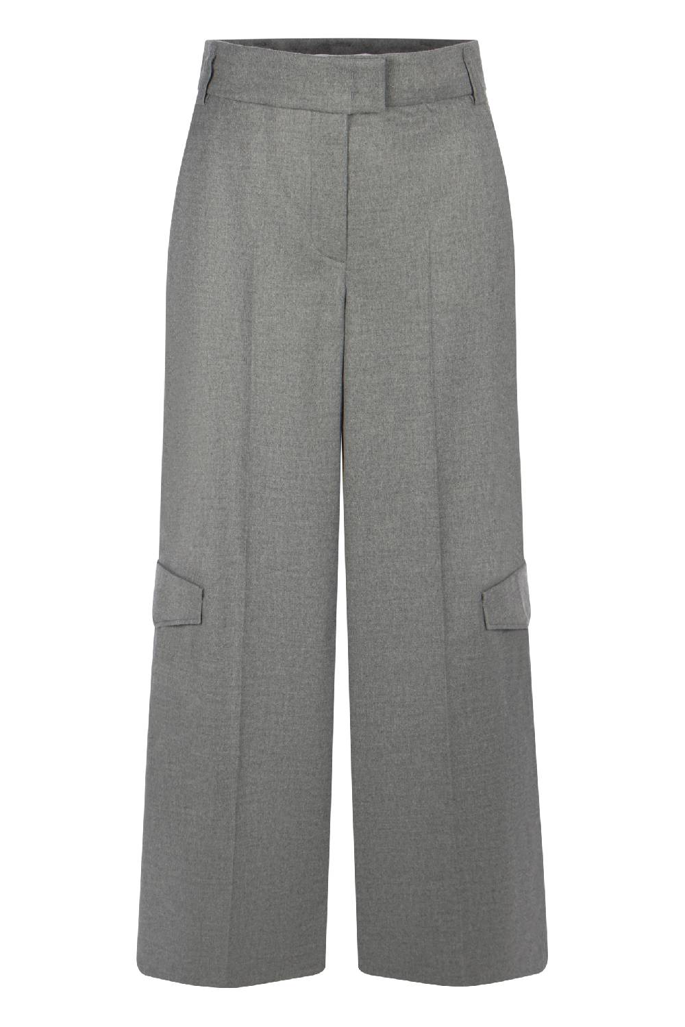 Raffaello Rossi Cargo Wide Leg lang High Waist grau: JASCHA Saisonale Angebote