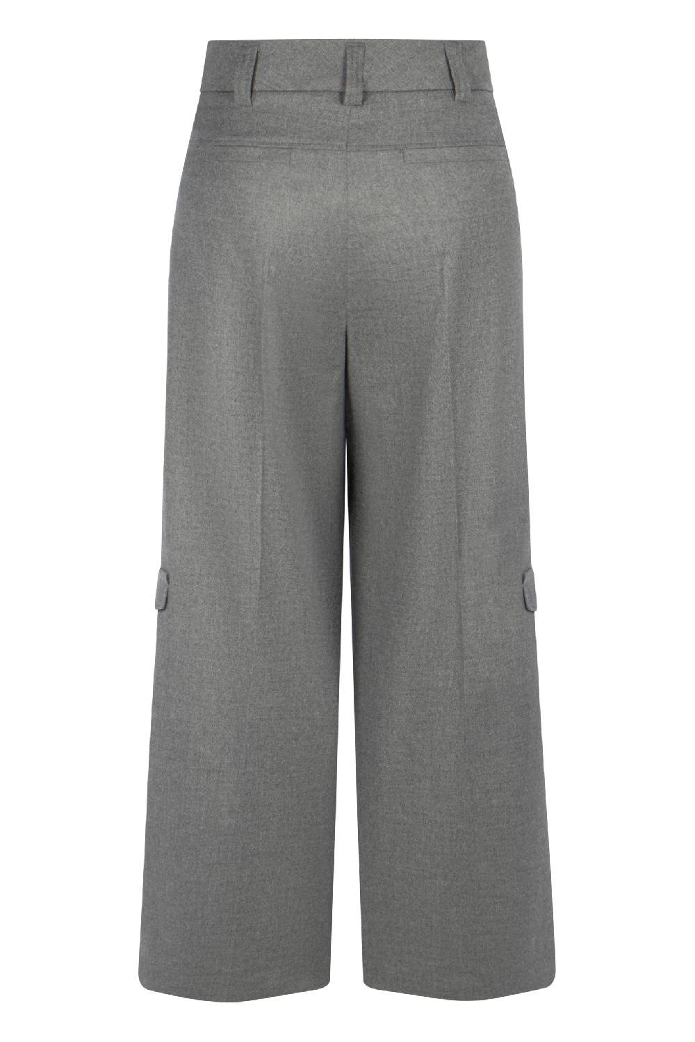 Raffaello Rossi Cargo Wide Leg lang High Waist grau: JASCHA Saisonale Angebote