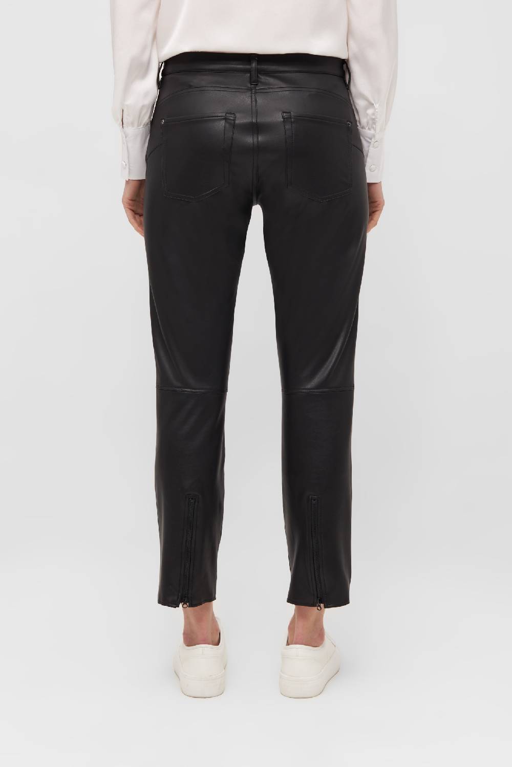 Raffaello Rossi 5-Pocket Slim verkürzt -7/8 Mid Waist schwarz: KASIA 7/8 Räumungsverkauf