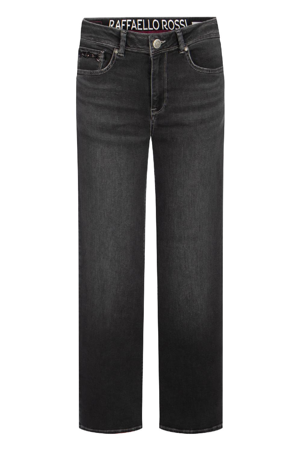 Raffaello Rossi Marlenehose Straight lang Mid Waist grau: KIRA B Kauf eins, bekomm eins gratis