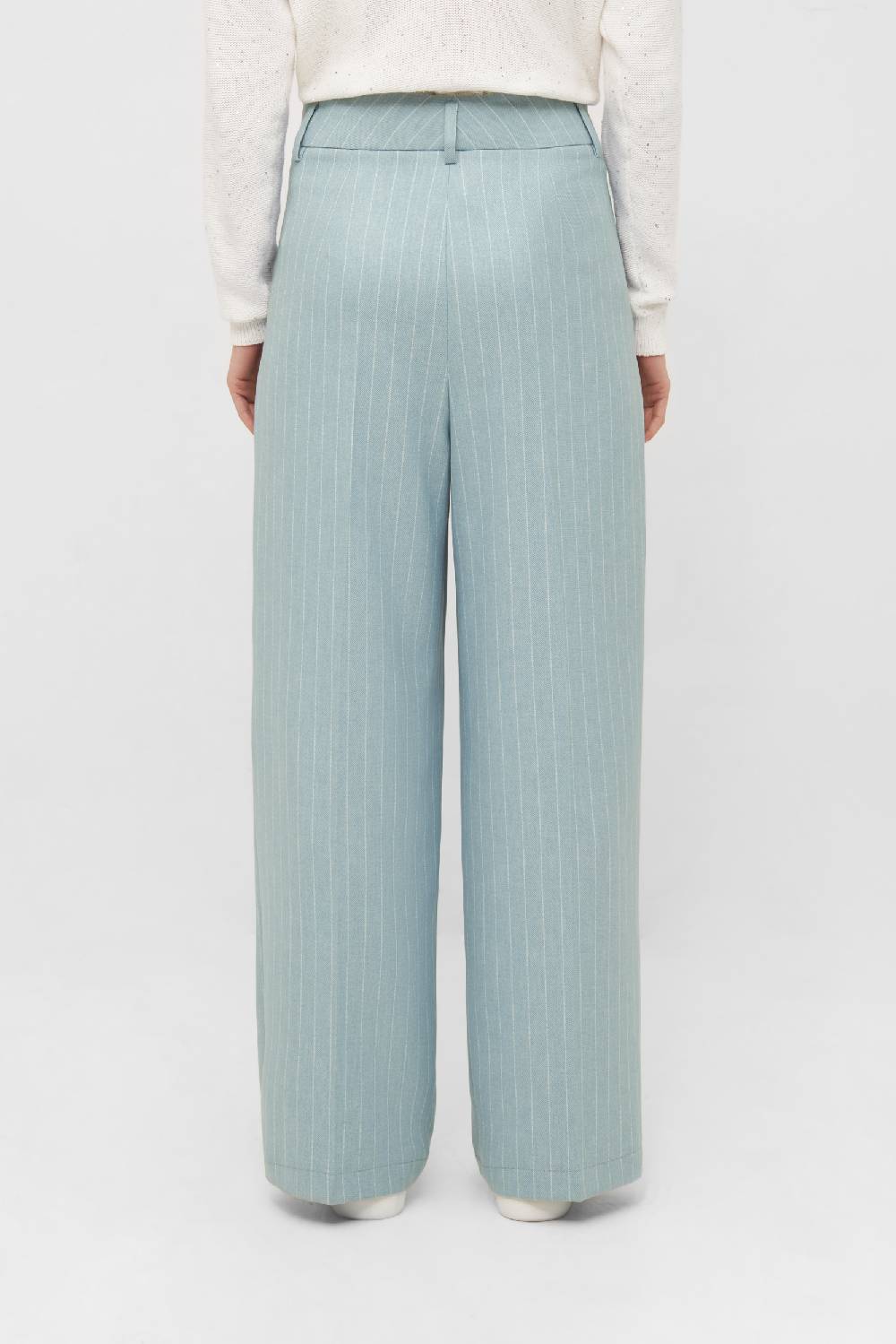 Raffaello Rossi Bundfaltenhose Wide Leg lang High Waist gemustert: MAYLA Tiefpreis