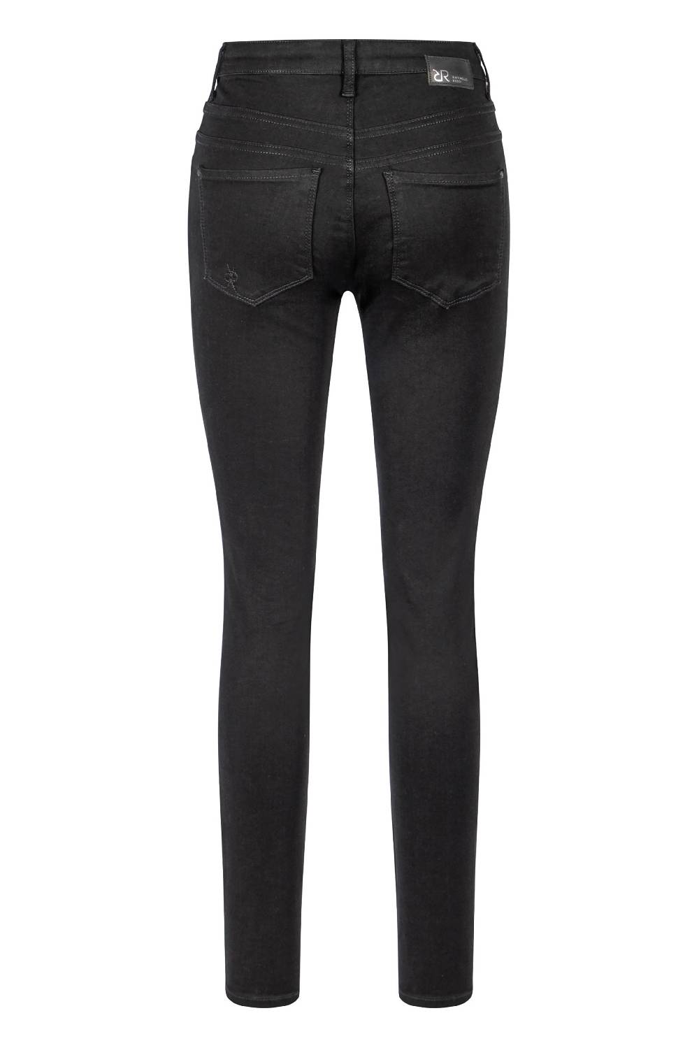 Raffaello Rossi 5-Pocket Skinny lang Mid Waist schwarz: AMAL Fabrikladen