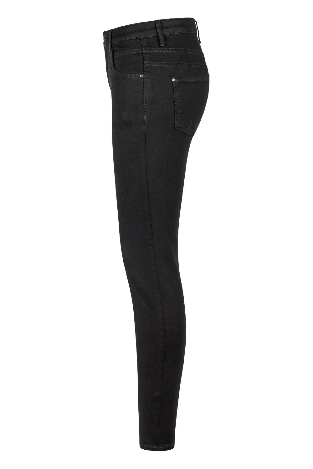 Raffaello Rossi 5-Pocket Skinny lang Mid Waist schwarz: AMAL Fabrikladen