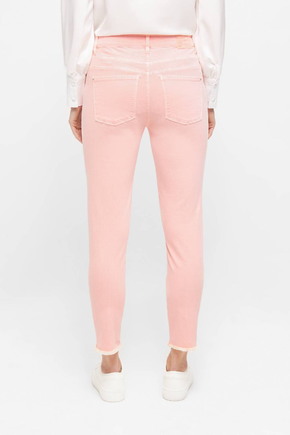 Raffaello Rossi 5-Pocket Slim verkürzt -7/8 Mid Waist rot: AMAL 7/8 Begrenzt auf 3 Tage