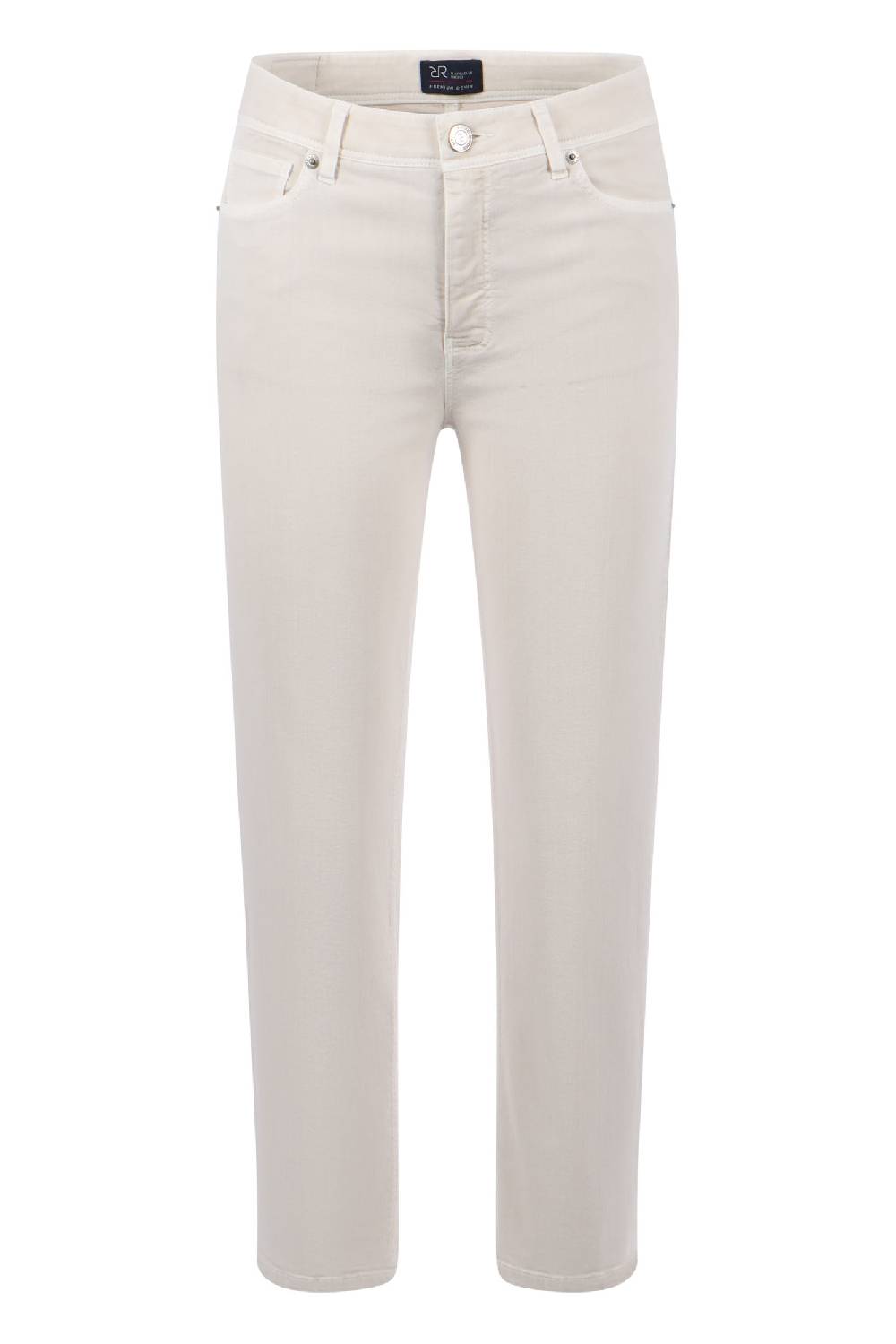 Raffaello Rossi 5-Pocket Straight verkürzt -6/8 Mid Waist beige: LEYLE 6/8 zollfrei
