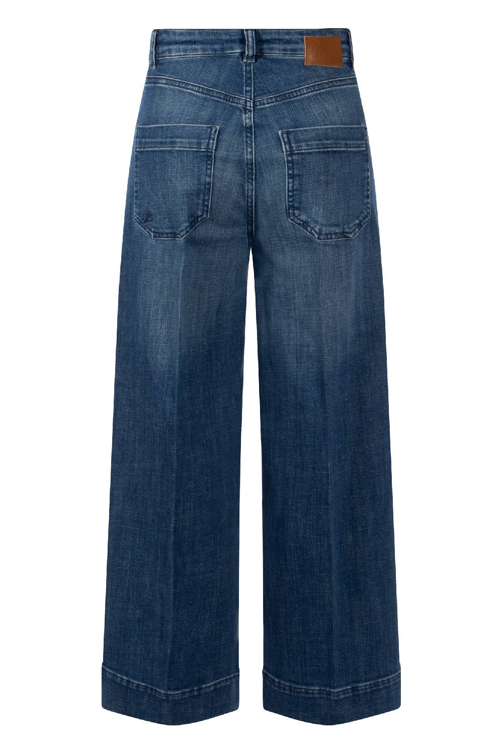 Raffaello Rossi 5-Pocket Wide Leg verkürzt -6/8 High Waist blau: MIRU 6/8 50% Rabatt für begrenzte Zeit