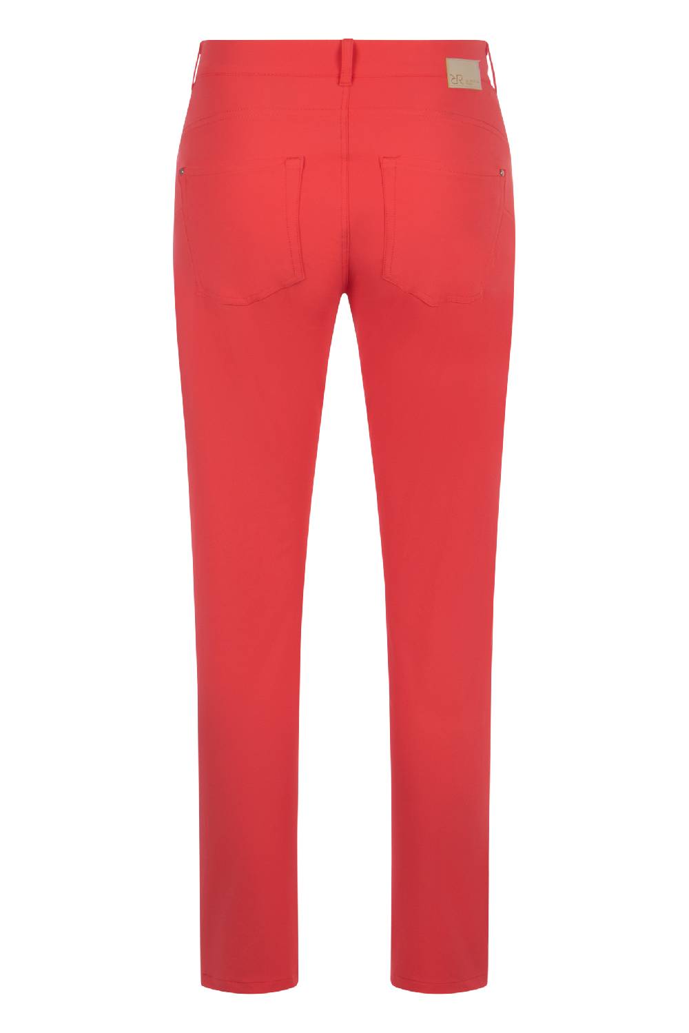 Raffaello Rossi 5-Pocket Slim verkürzt -7/8 Low Waist rot: SUZY Outlet