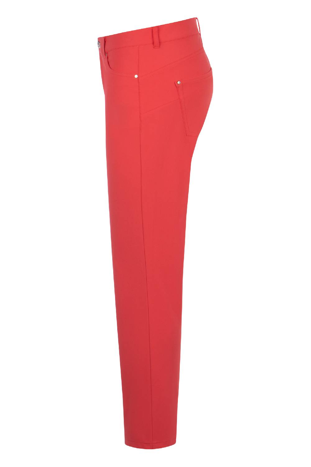 Raffaello Rossi 5-Pocket Slim verkürzt -7/8 Low Waist rot: SUZY Outlet