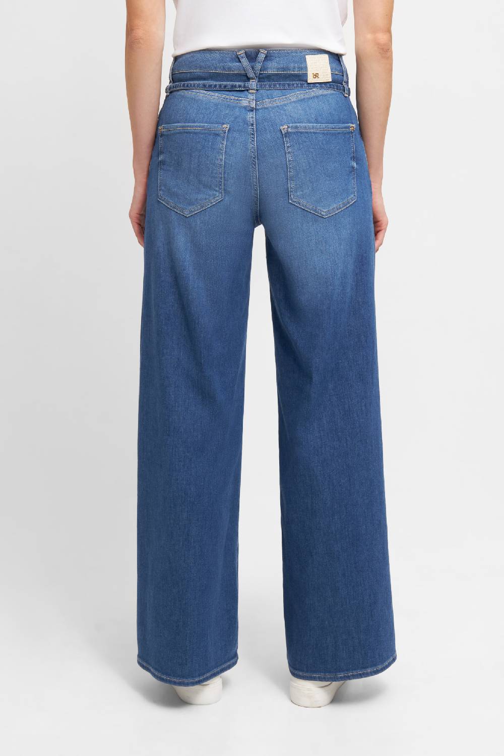 Raffaello Rossi 5-Pocket Wide Leg lang High Waist blau: SVENTY B Verkauf
