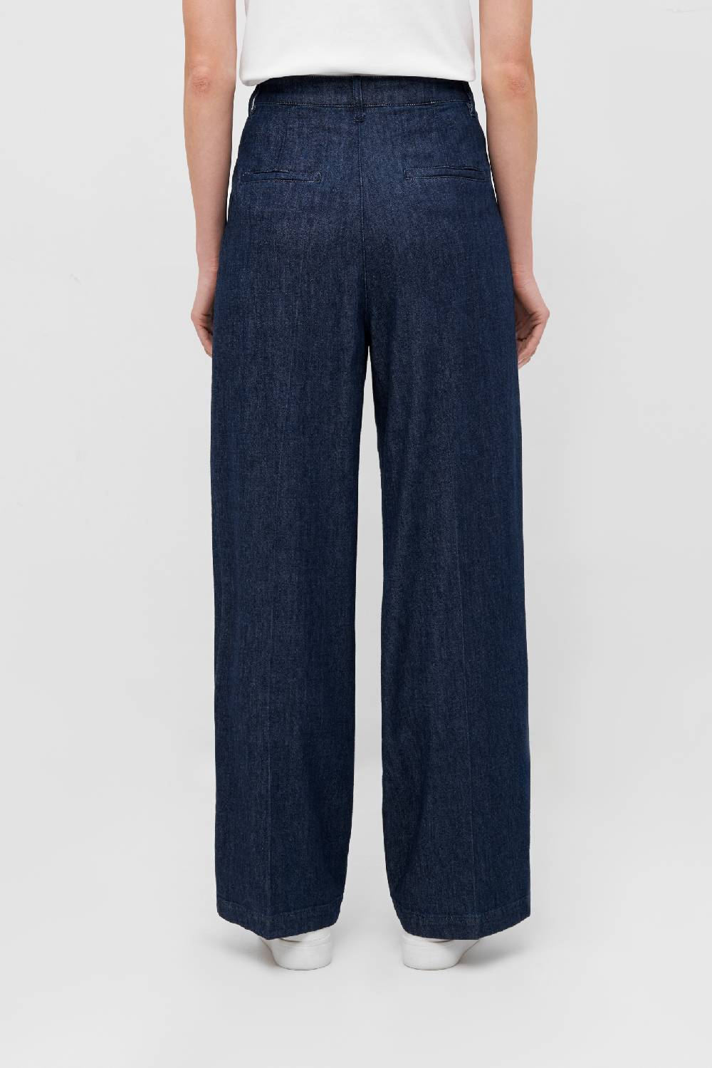 Raffaello Rossi 5-Pocket Wide Leg lang High Waist blau: TARA Angebote