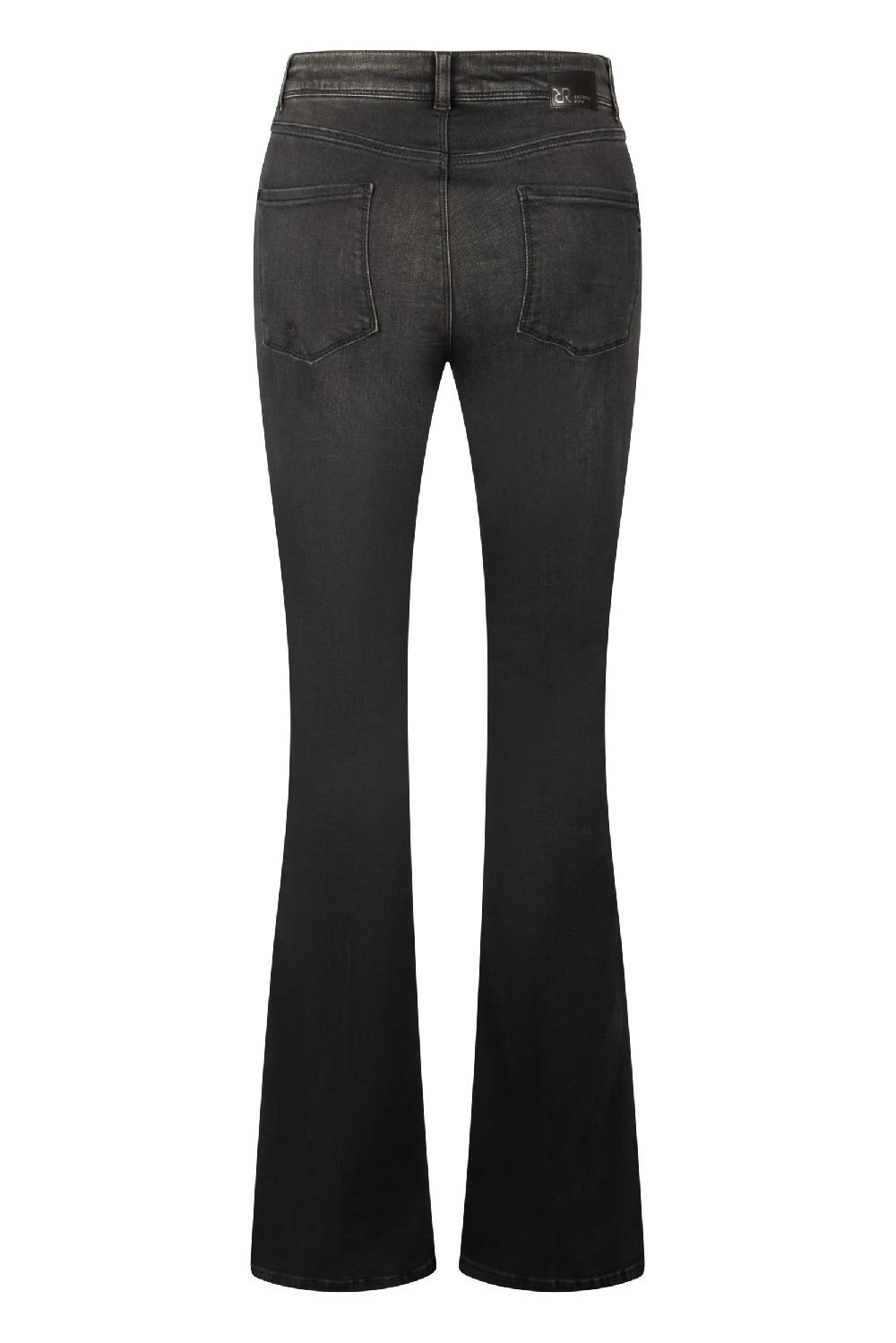 Raffaello Rossi 5-Pocket Wide Leg lang Mid Waist grau: VIC FLARED Schlussverkauf