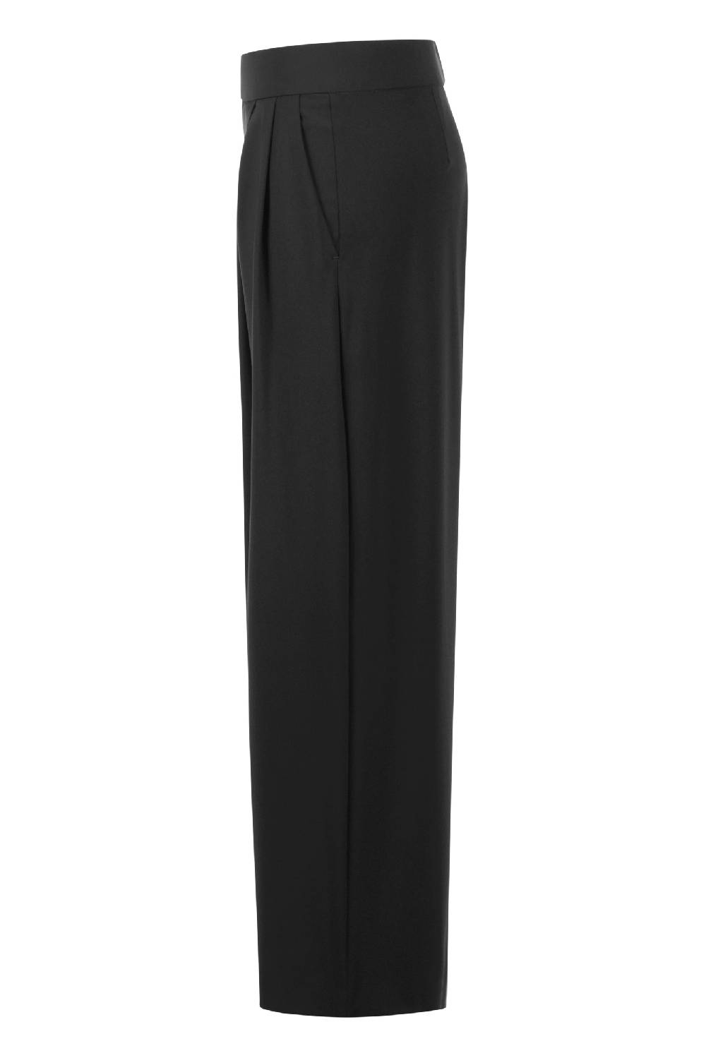 Raffaello Rossi Marlenehose Wide Leg lang High Waist schwarz: ABETA Günstiger Verkauf