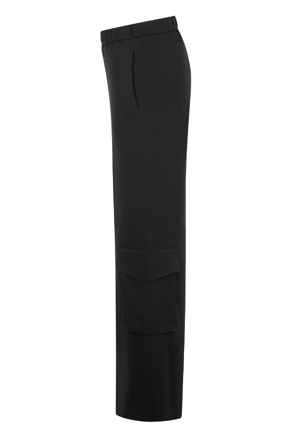 Raffaello Rossi Cargo Wide Leg lang High Waist schwarz: ALMA Fabrikverkauf