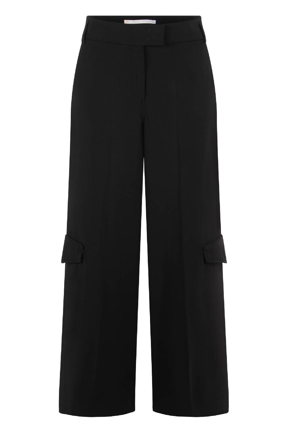 Raffaello Rossi Cargo Wide Leg verkürzt -7/8 High Waist schwarz: JASCHA Meist gekauft