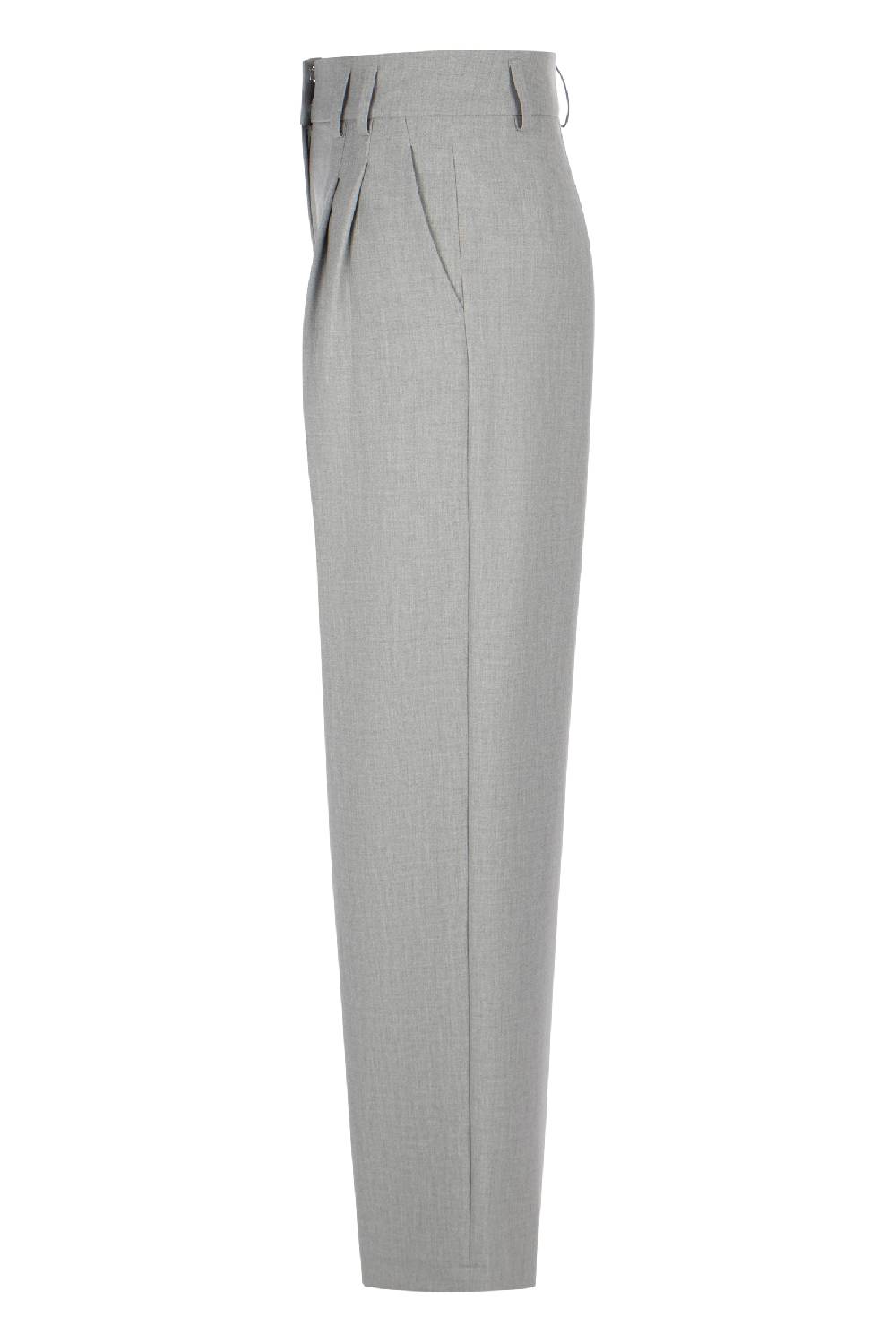 Raffaello Rossi Bundfaltenhose Wide Leg lang High Waist grau: MAYLA Kostenloser Versand