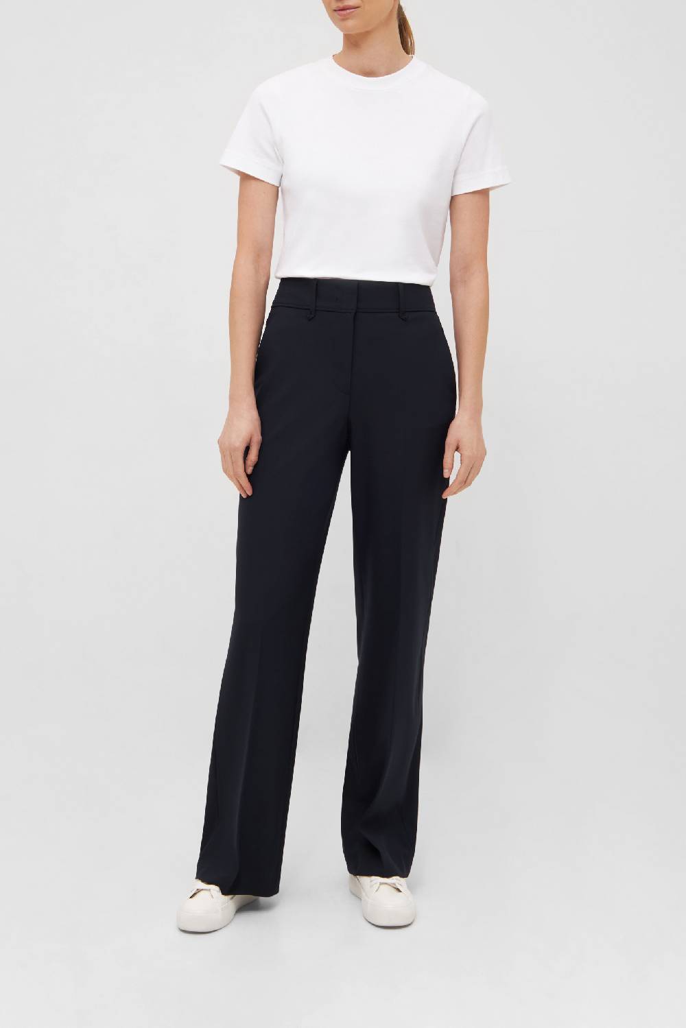 Raffaello Rossi Chino Wide Leg lang High Waist schwarz: GABINA Großer Ausverkauf