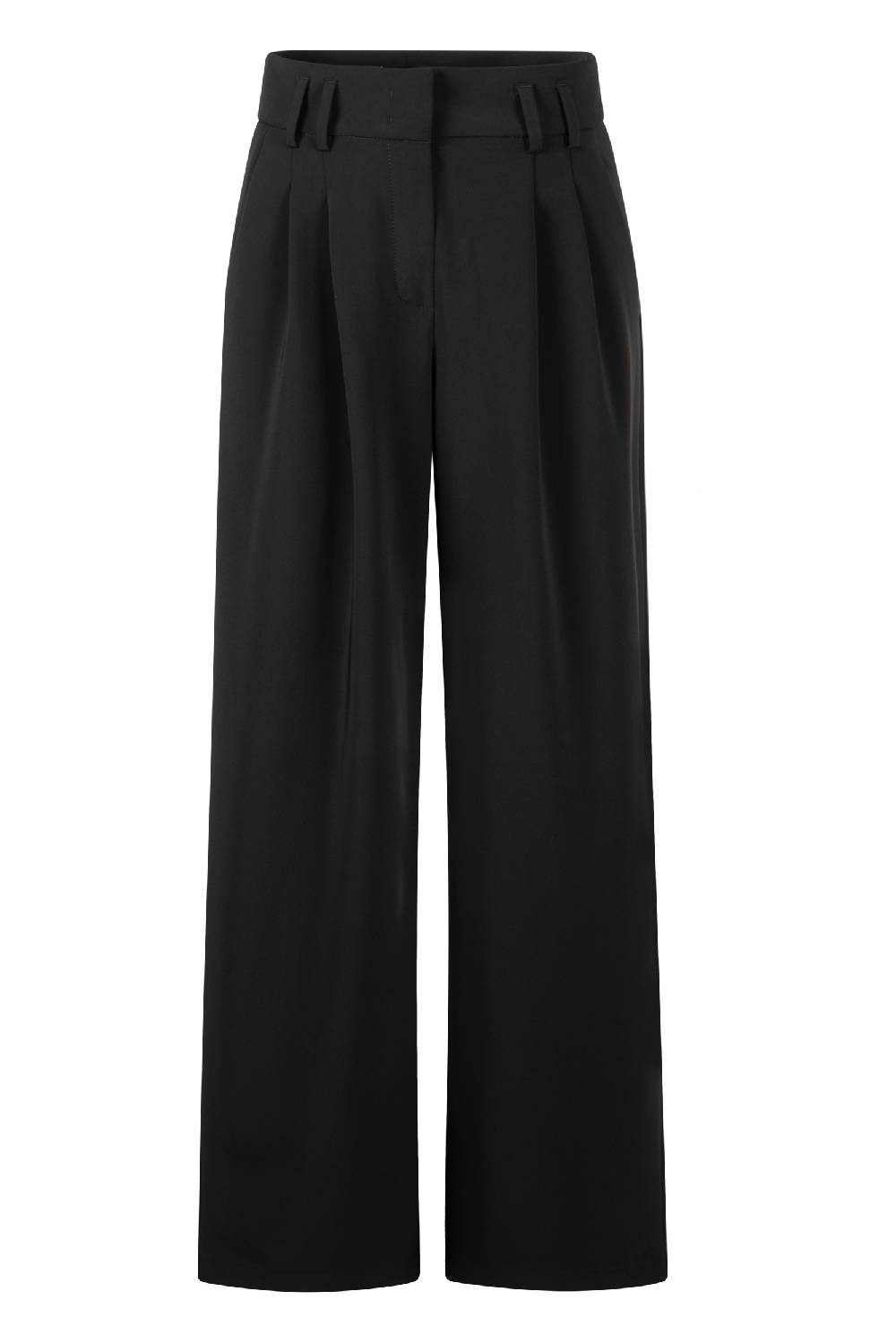 Raffaello Rossi Bundfaltenhose Wide Leg lang High Waist schwarz: MAYLA Saisonschlussverkauf