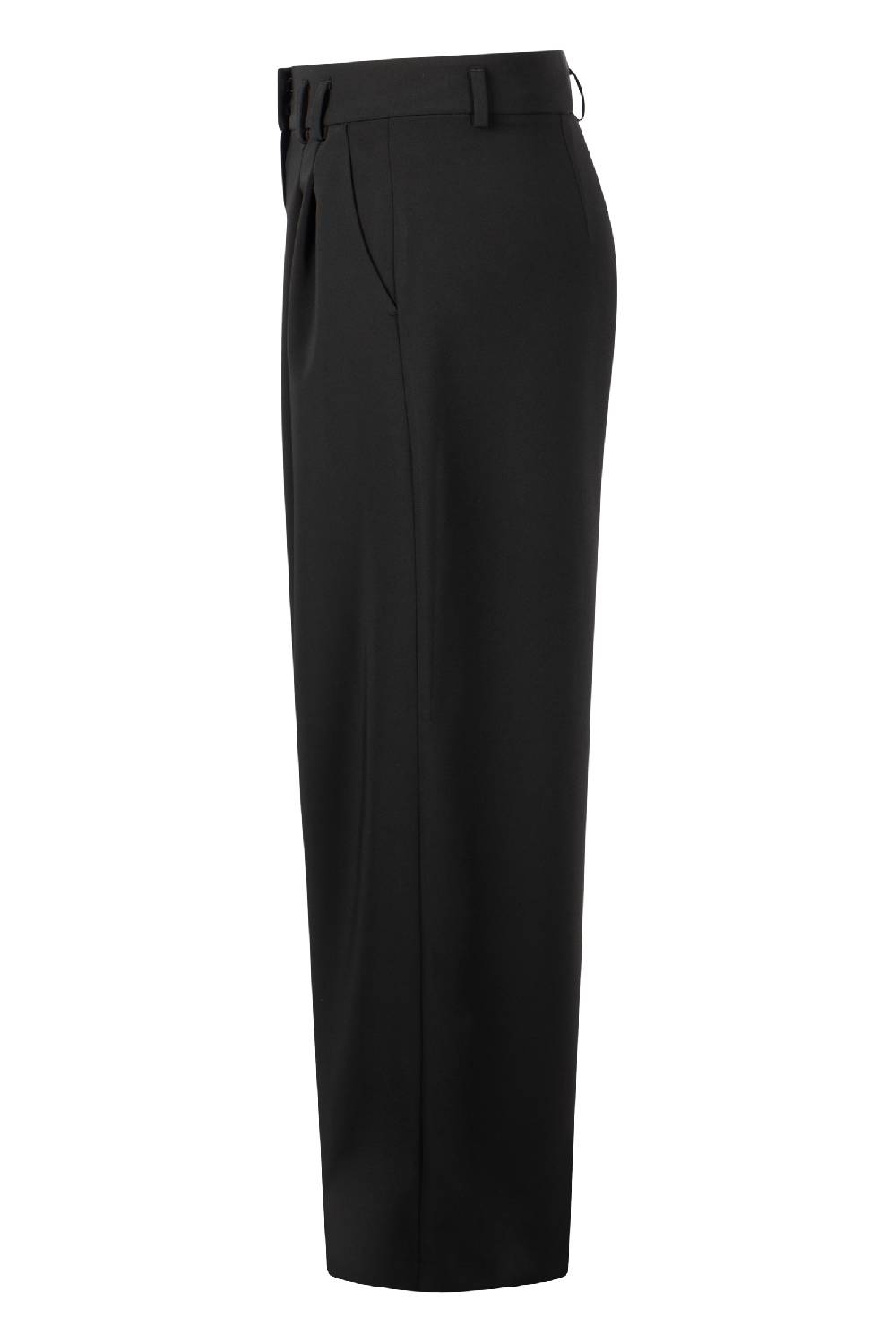 Raffaello Rossi Bundfaltenhose Wide Leg lang High Waist schwarz: MAYLA Saisonschlussverkauf