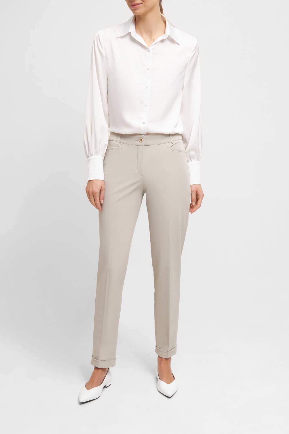 Raffaello Rossi Cigarette Slim lang Mid Waist schwarz: UTE Lagerräumung