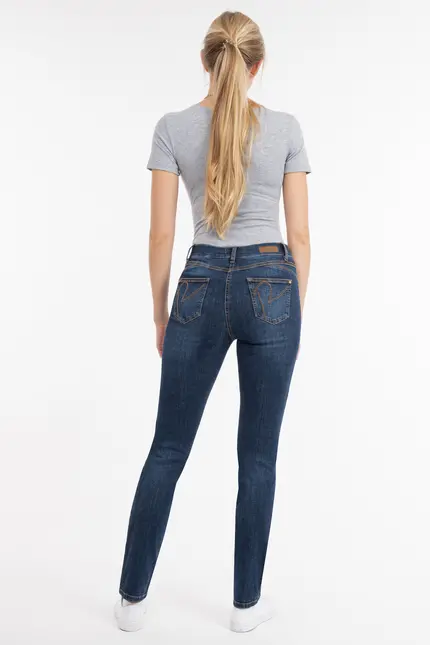 Recover Pants Powerstretch-Jeans Ramona in DENIM BLUE Artikelnummer REC-13348-01-U4092-145 Jubiläumsangebot