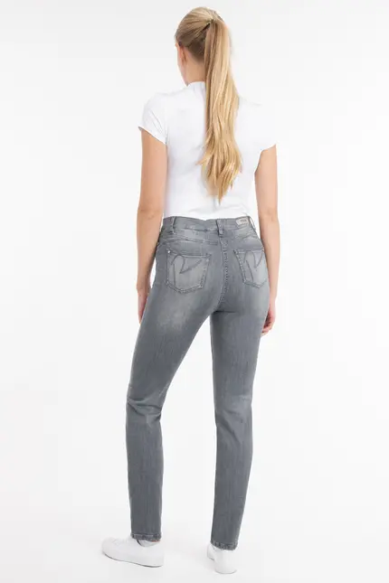 Recover Pants Powerstretch-Jeans Ramona in GREY Artikelnummer REC-13348-01-U4092-975 Lagerräumung
