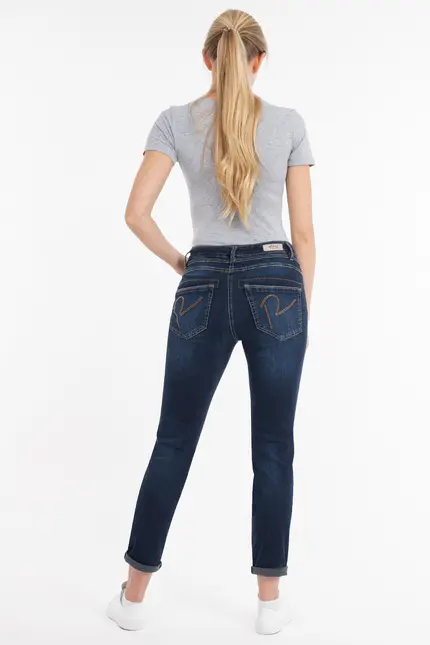Recover Pants Powerstretchjeans Luna in DARK BLUE Artikelnummer REC-13346-01-U4075-499 Neueste Mode