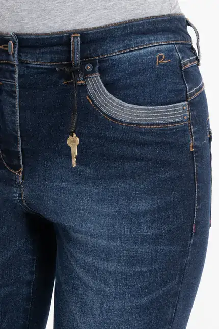 Recover Pants Powerstretchjeans Luna in DARK BLUE Artikelnummer REC-13346-01-U4075-499 Neueste Mode