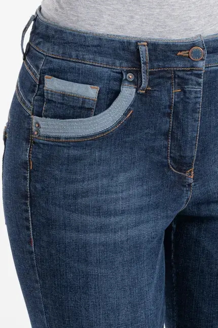 Recover Pants Powerstretchjeans Luna in DENIM BLUE Artikelnummer REC-13346-01-U4075-145 Online Outlet